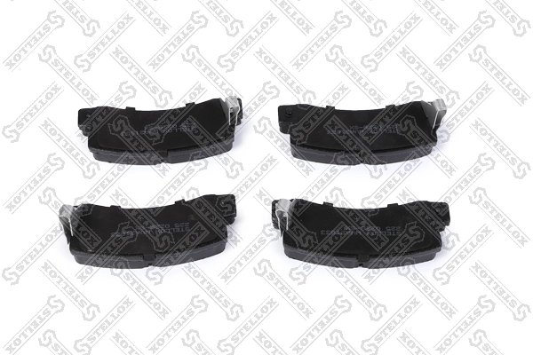Set placute frana Stellox 225 022B-SX
