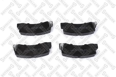 Set placute frana Stellox 225 022B-SX