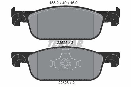 Set placute frana Textar 2252501