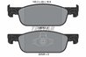 Set placute frana Textar 2252501