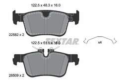 Set placute frana Textar 2258201
