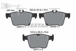Set placute frana Textar 2260101