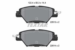 Set placute frana Textar 2261301