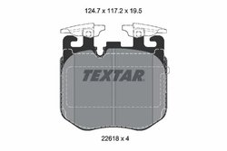 Set placute frana Textar 2261801