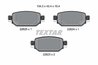 SET PLACUTE FRANA TEXTAR 2262301 - Compatibil cu MAZDA, MAZDA (CHANGAN)