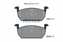 Set placute frana Textar 2263101