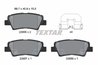 SET PLACUTE FRANA TEXTAR 2265501 - Compatibil cu HYUNDAI, HYUNDAI (BEIJING), KIA, KIA (DYK)