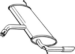 TOBA ESAPAMENT FINALA BOSAL 227-039 - Compatibil cu SEAT