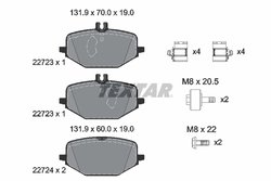Set placute frana Textar 2272301