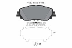 Set placute frana Textar 2276801
