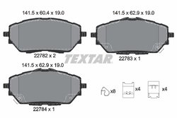 Set placute frana Textar 2278201
