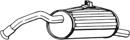 Toba esapament finala Bosal 228-205