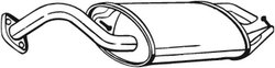 Toba esapament finala Bosal 228-481
