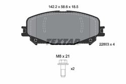 Set placute frana Textar 2280301