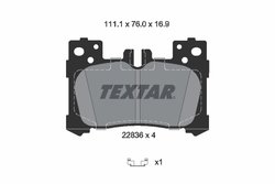 Set placute frana Textar 2283601