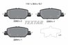 Set placute frana Textar 2285201