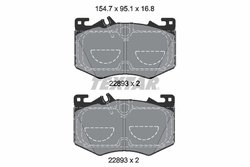 Set placute frana Textar 2289301