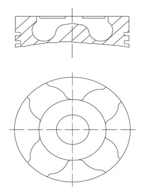 Piston MAHLE 229 05 00