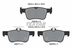 Set placute frana Textar 2291601