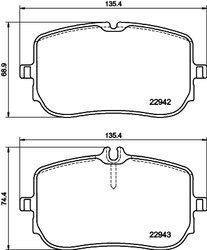 Set placute frana Textar 2294201
