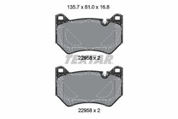 Set placute frana Textar 2295801