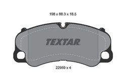 Set placute frana Textar 2295901