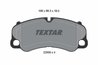 SET PLACUTE FRANA TEXTAR 2295901 - Compatibil cu PORSCHE