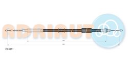 CABLU FRANA DE MANA ADRIAUTO 23.0251 - Compatibil cu MG, ROVER
