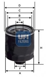 Filtru ulei UFI 23.592.00