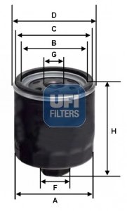 Filtru ulei UFI 23.592.00