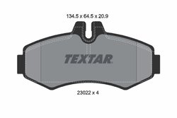 SET PLACUTE FRANA TEXTAR 2302201 - Compatibil cu MERCEDES-BENZ