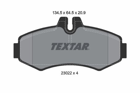 Set placute frana Textar 2302201