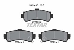 Set placute frana Textar 2302301