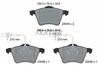 Set placute frana Textar 2303401
