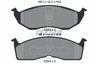 SET PLACUTE FRANA TEXTAR 2304301 - Compatibil cu CHRYSLER, DODGE, PLYMOUTH