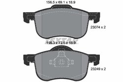 Set placute frana Textar 2307401