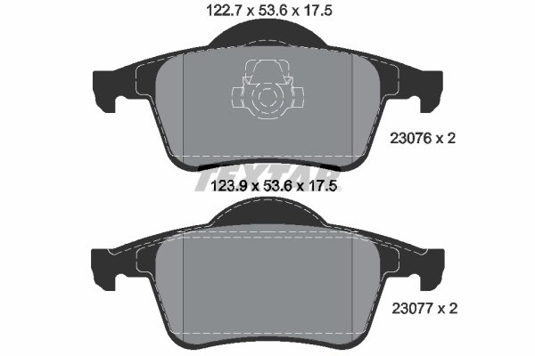 SET PLACUTE FRANA TEXTAR 2307602 - Compatibil cu VOLVO