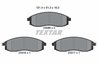 SET PLACUTE FRANA TEXTAR 2308602 - Compatibil cu MITSUBISHI