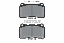 Set placute frana Textar 2309204