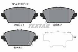 Set placute frana Textar 2309401