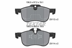 Set placute frana Textar 2311203