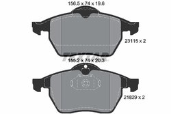 Set placute frana Textar 2311502