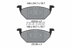 Set placute frana Textar 2313001