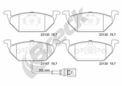 Set placute frana Breck 23131 00 702 10