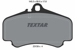 Set placute frana Textar 2313901