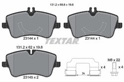 Set placute frana Textar 2314402