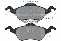 Set placute frana Textar 2315402