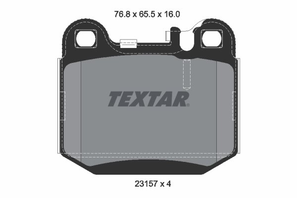 Set placute frana Textar 2315702