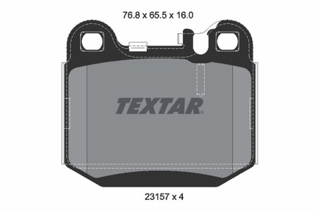 Set placute frana Textar 2315702