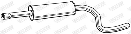 Toba esapament intermediara Walker 23167